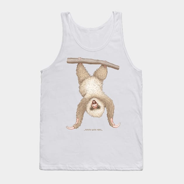 Baby Sloth Tank Top by MaratusFunk